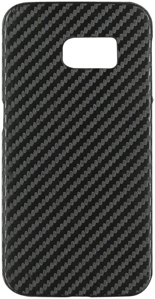 Samsung Galaxy S6 Edge (G925) kemény hátlap karbon mintás fekete