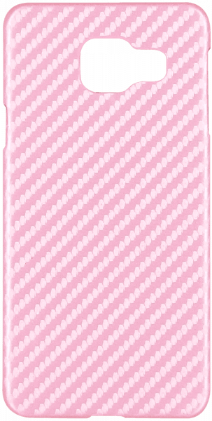 Samsung Galaxy A3 2016 (A310) kemény hátlap karbon mintás rózsaszín