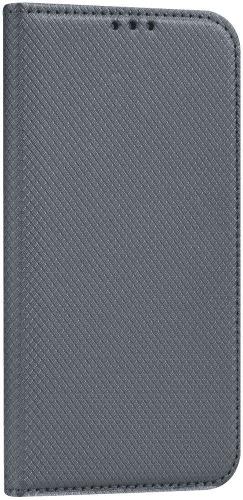 Apple iPhone SE (2020) oldalra nyíló flipes bőrtok rombusz mintás szürke
