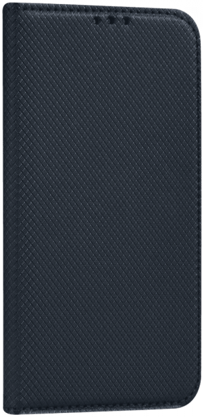 LG K8 2018 (K9) oldalra nyíló flipes bőrtok rombusz mintás fekete