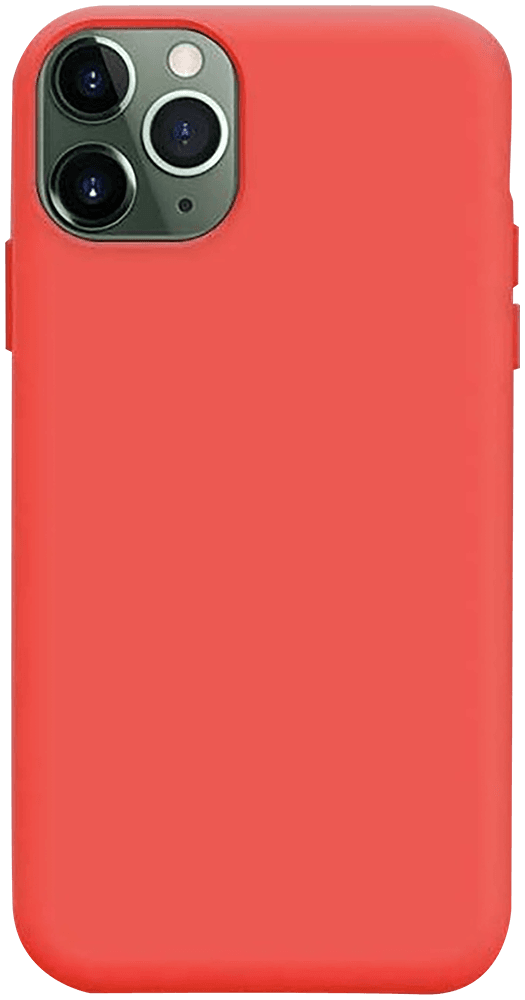 Apple iPhone 11 Pro szilikon tok matt piros