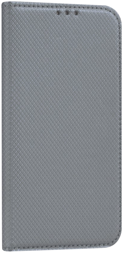 Samsung Galaxy J3 2016 (J320) oldalra nyíló flipes bőrtok rombusz mintás ezüst