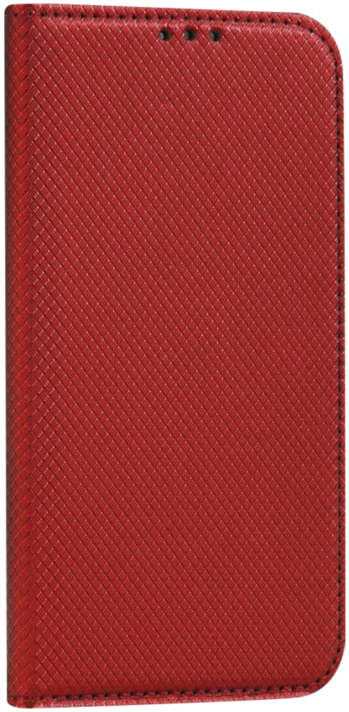 Huawei P8 Lite 2017 oldalra nyíló flipes bőrtok rombusz mintás piros