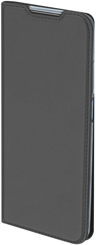 Huawei P30 oldalra nyíló flipes bőrtok elől-hátul mágneses szürke