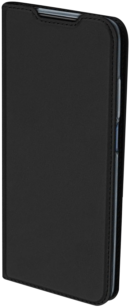 Apple iPhone X oldalra nyíló flipes bőrtok elől-hátul mágneses fekete