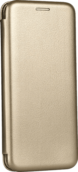 Huawei P Smart 2020 oldalra nyíló mágneses flipes bőrtok prémium minőség arany