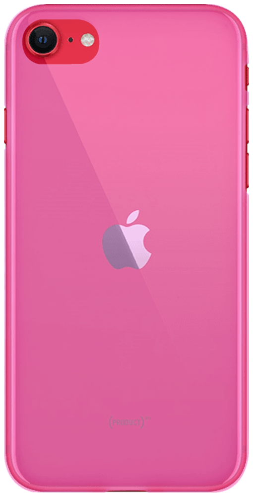 Apple iPhone SE (2020) szilikon tok átlátszó rózsaszín