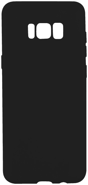 Samsung Galaxy S8 (G950) szilikon tok matt fekete