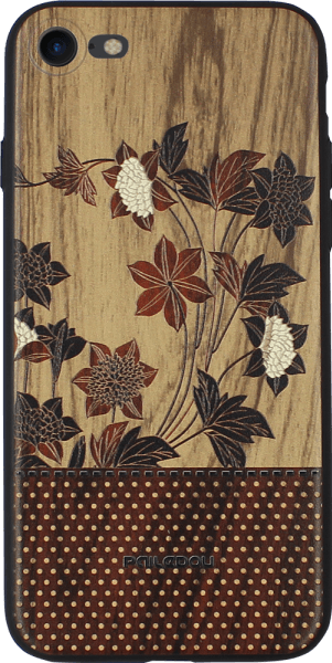 Apple iPhone 8 kemény hátlap fa mintás virágokkal