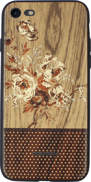 Apple iPhone 8 kemény hátlap fa mintás virággal
