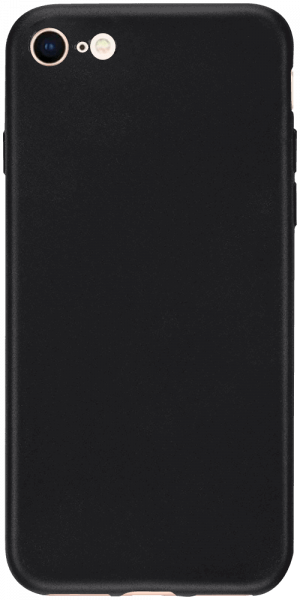 Apple iPhone 7 szilikon tok matt fekete