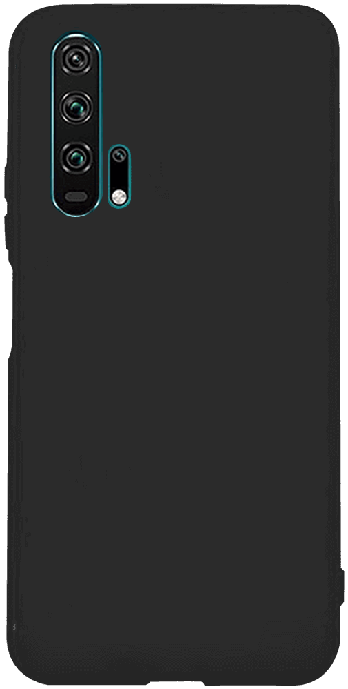 Huawei Honor 20 Pro szilikon tok matt fekete
