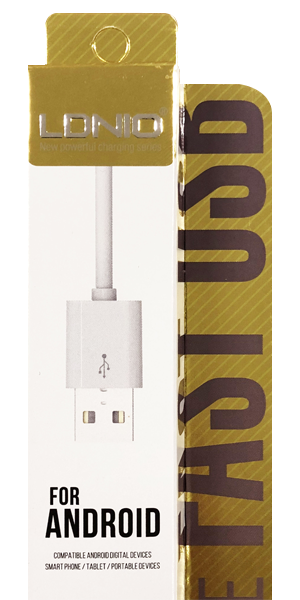 Oppo A31 Prémium micro USB gyorstöltő adatkábel fehér