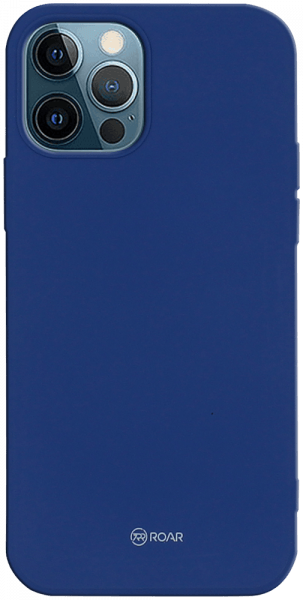 Apple iPhone 12 Pro szilikon tok gyári ROAR sötétkék