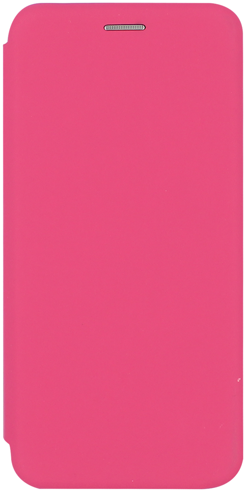 Samsung Galaxy J6 Plus (J610F) oldalra nyíló flipes textilbőr tok prémium minőség rózsaszín