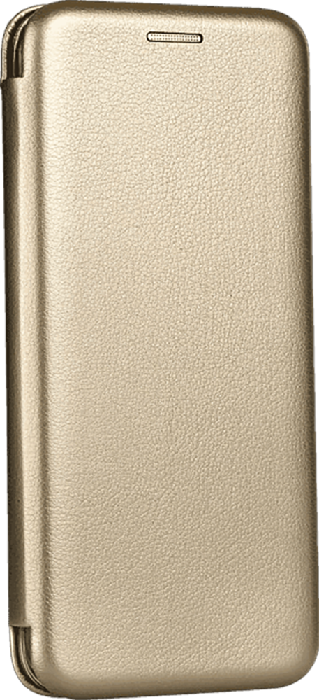 Huawei Y5P oldalra nyíló mágneses flipes bőrtok prémium minőség arany