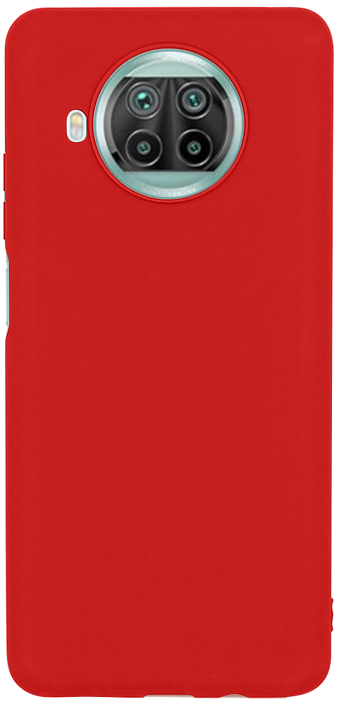 Xiaomi Mi 10T Lite 5G szilikon tok matt piros