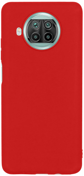 Xiaomi Mi 10T Lite 5G szilikon tok matt piros