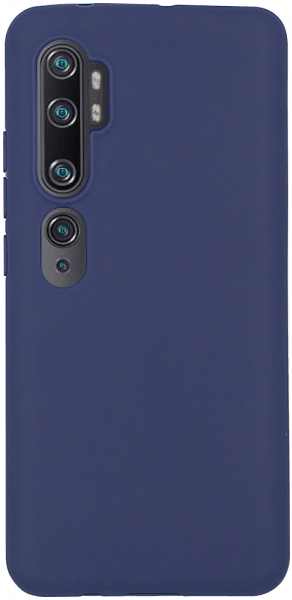 Xiaomi Mi Note 10 Pro szilikon tok matt sötétkék