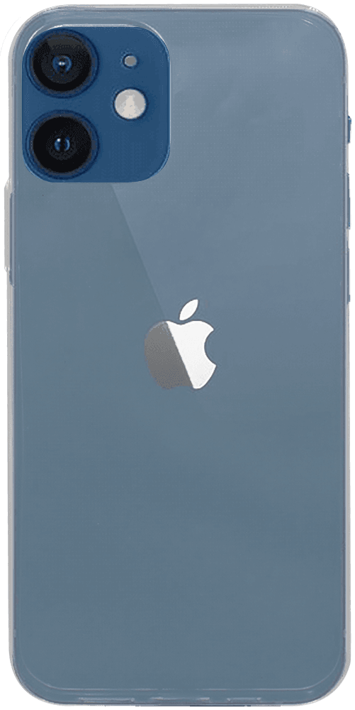Apple iPhone 12 Mini kemény hátlap szilikon keret átlátszó
