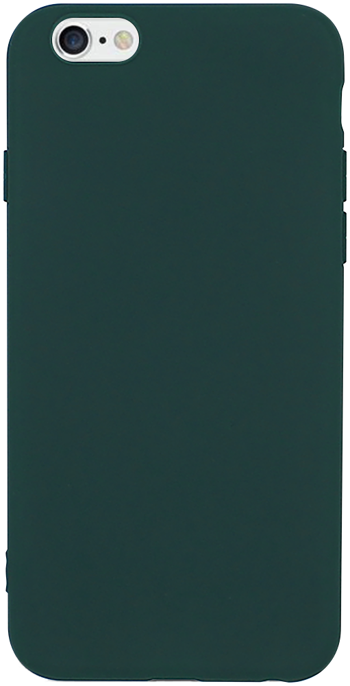 Apple iPhone 6 szilikon tok matt sötétzöld