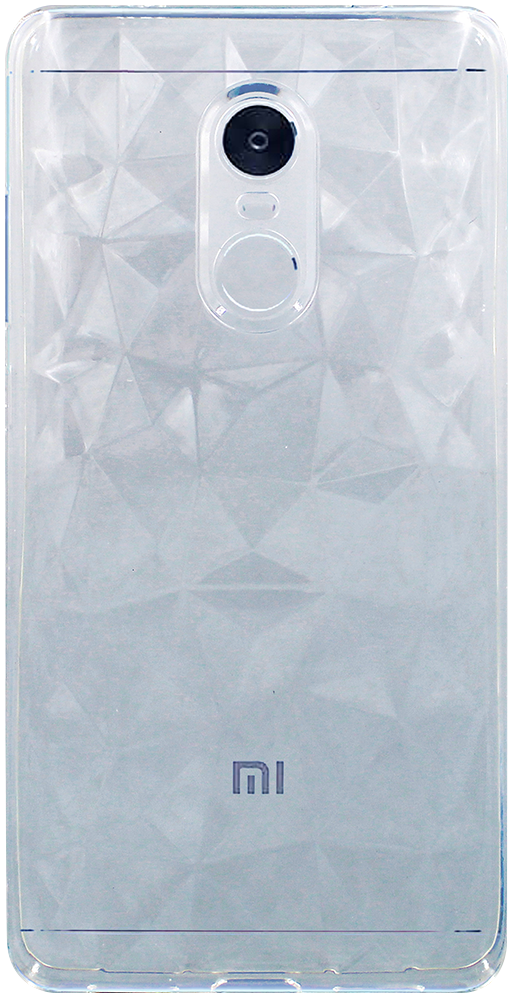 Xiaomi Redmi Note 4X szilikon tok 3D gyémántmintás átlátszó