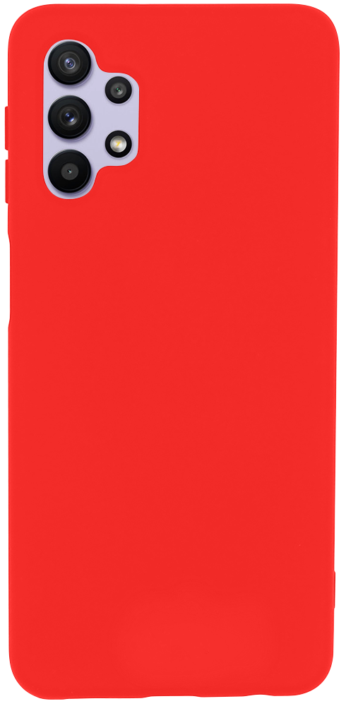 Samsung Galaxy A32 5G (SM-A326) szilikon tok matt piros