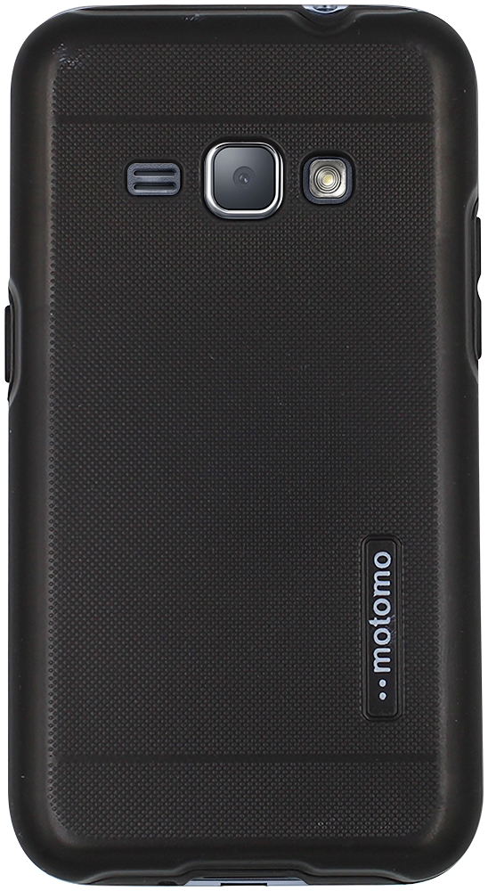 Samsung Galaxy J1 2016 (J120) kemény hátlap érdes felületű fekete