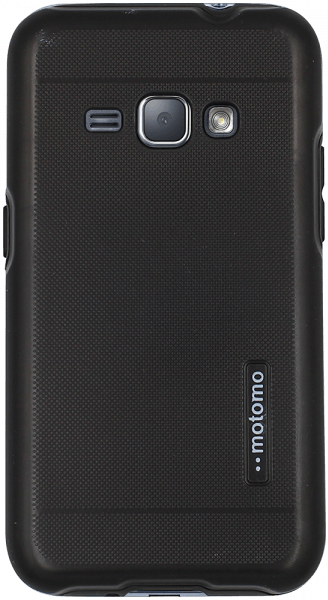 Samsung Galaxy J1 2016 (J120) kemény hátlap érdes felületű fekete