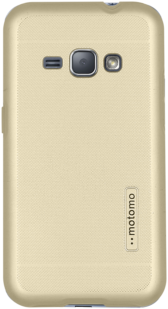 Samsung Galaxy J1 2016 (J120) kemény hátlap érdes felületű arany