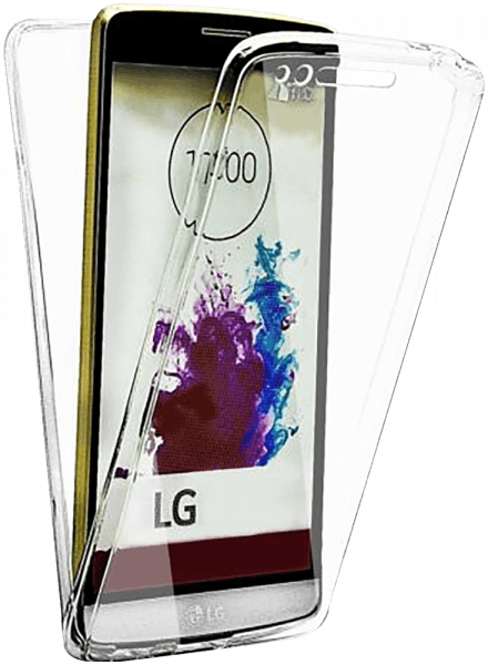 LG K8 (K350n) szilikon tok 360 ° védelem átlátszó