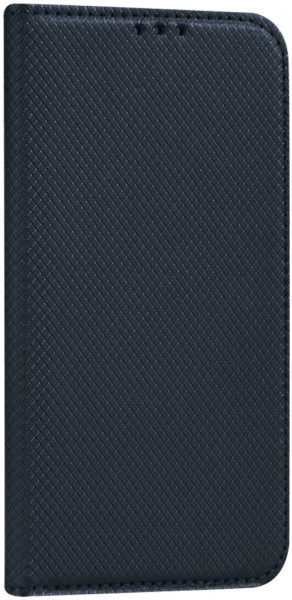 Samsung Galaxy A02s (SM-A025) oldalra nyíló flipes bőrtok rombusz mintás fekete