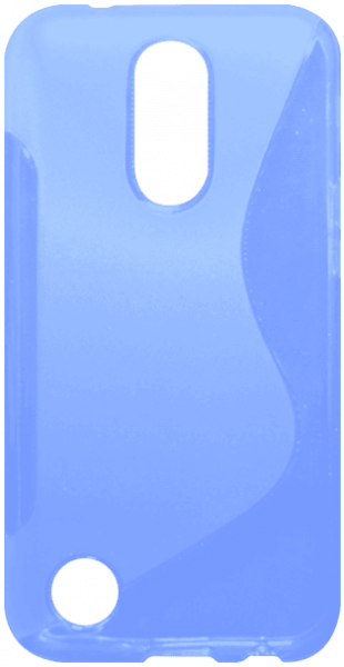 LG K10 2017 (M250N) szilikon tok s-line kék