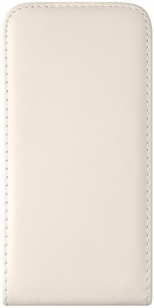 LG K8 (K350n) lenyíló flipes bőrtok fehér