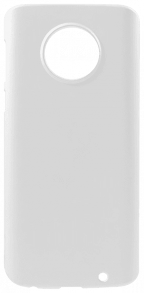 Motorola Moto G6 Plus kemény hátlap gumírozott fehér