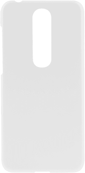 Nokia X6 2018 (6.1 Plus) kemény hátlap gumírozott fehér