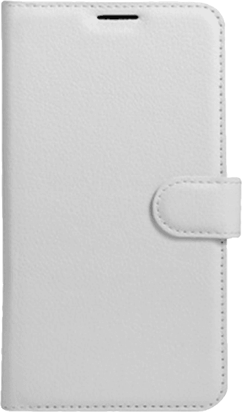 LG K10 2017 (M250N) oldalra nyíló flipes bőrtok asztali tartó funkciós fehér