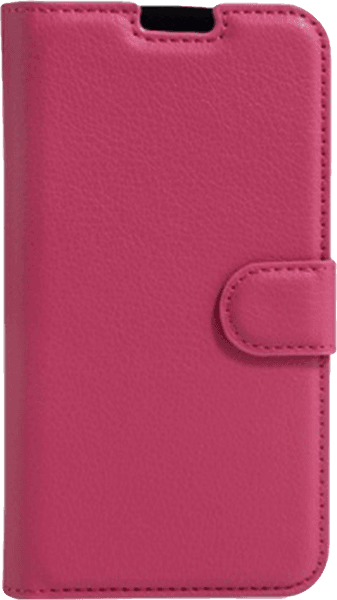 LG K8 (K350n) oldalra nyíló flipes bőrtok asztali tartó funkciós rózsaszín
