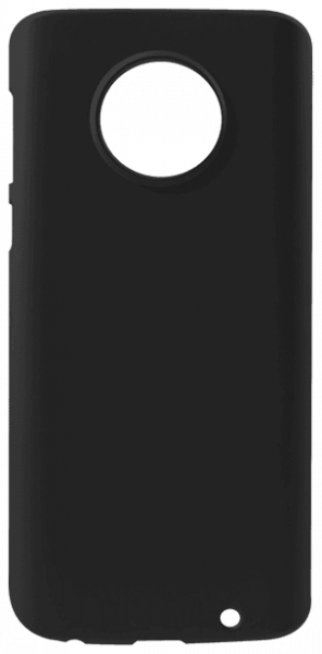 Motorola Moto G6 Plus kemény hátlap gumírozott fekete