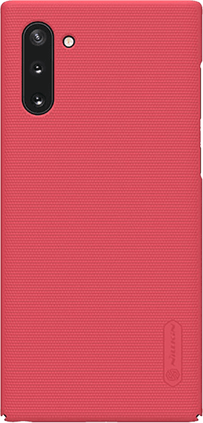 Samsung Galaxy Note 10 kemény hátlap gyári NILLKIN gumírozott-érdes felületű piros