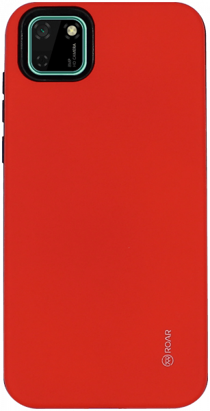 Huawei Y5P ütésálló tok gyári ROAR RICO ARMOR piros