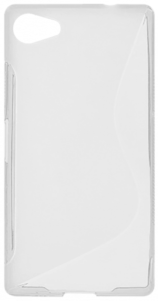Sony Xperia Z5 Compact (E5823) szilikon tok s-line füstszínű