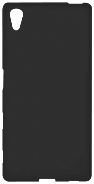 Sony Xperia Z5 (E6653) szilikon tok matt-fényes keret fekete