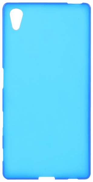 Sony Xperia Z5 (E6653) szilikon tok matt-fényes keret kék