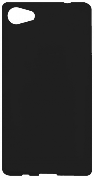 Sony Xperia Z5 Compact (E5823) szilikon tok matt-fényes keret fekete