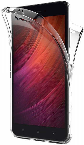 Xiaomi Redmi 5A szilikon tok 360 ° védelem átlátszó