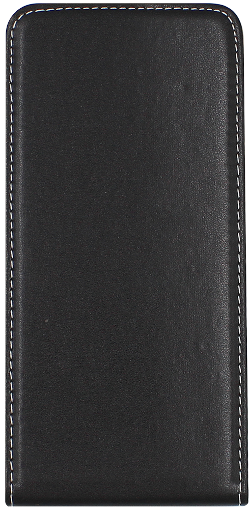 LG K52 lenyíló flipes bőrtok fekete