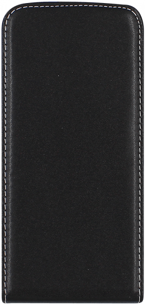 Oppo A73 lenyíló flipes bőrtok fekete