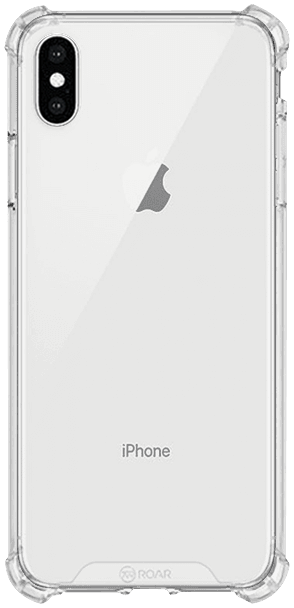 Apple iPhone XS kemény hátlap gyári ROAR légpárnás sarok átlátszó