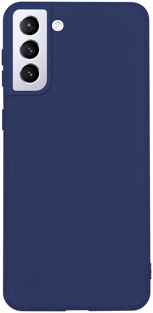 Samsung Galaxy S21 Plus 5G (SM-G996B) szilikon tok matt sötétkék